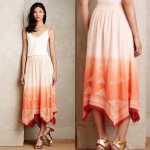 Anthropologie Floreat NWOT Ombré Sequin Pyramid Skirt Size Medium